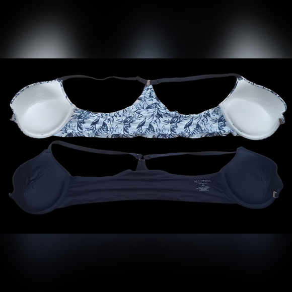 2 NAUTICA Intimates Front Closure Bras, Size 36C - Picture 5 of 10